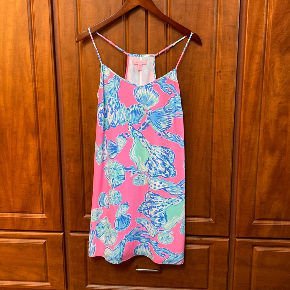 Lily Pulitzer slip dress.